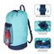 Laundry Backpack with Shoulder Straps and Mesh Pocket Durable Nylon Clothes Hamper Bag with Drawstring Closure for College, Travel, Laundromat, Apartment
